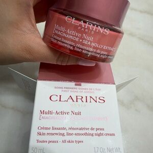 Clarins Multi-Active Nuit Night Cream - Pink
